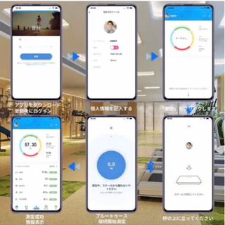 【お話中】体重計 体脂肪計 体組成計 スマホ連動 Bluetooth対応の画像