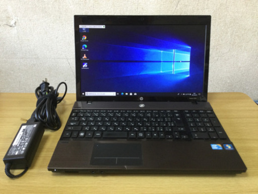 ノートPC HP ProBook 4520s Win10 CPU:i5 メモリ:2GB HDD:250GB 10キー DVDマルチ