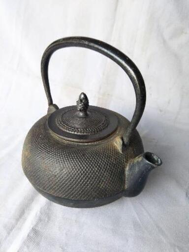 ■ 希少民芸品 / ★ 鉄製南部鉄器 鉄瓶  ★ / 良品中古品 倉庫保管品 ■