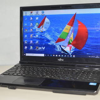 最新Windows10+office 爆速新品SSD256GB 富士通 LIFEBOOK AH56/J i5-3210M/8GB/ブルーレイ/無線/HDMI/USB3.0/Webカメラ/便利なソフト多数