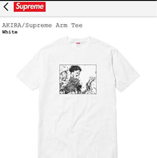 SUPREME AKIRA Arm Tee アキラ　Tシャツ 