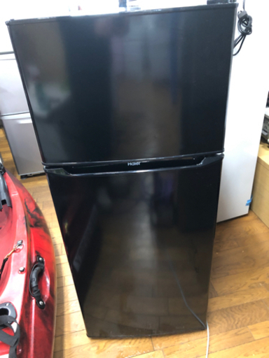 【ハイアール】2ドア 冷凍冷蔵庫 130L JR-N130A K 2020年 ブラック 耐熱性能天板 高さ調節可能トレイ
