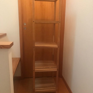 木製タワーシェルフ