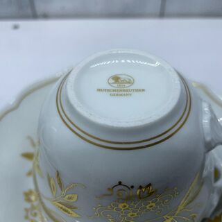 【愛品館八千代店】HUTSCHENREUTHERフッチェンロイター ゴールドオニオン･シルバーオニオン カップ＆ソーサー 限定品の画像