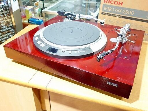 【苫小牧バナナ】DENON/デノン ダイレクトドライブ方式 レコードプレーヤー DP-80 ダブルアーム カートリッジ付き 動作確認OK♪