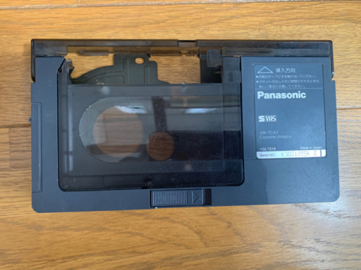 VHS VHS-C アタッチメント カセットアダプター VHS-C変換 VHSカセットアダプター