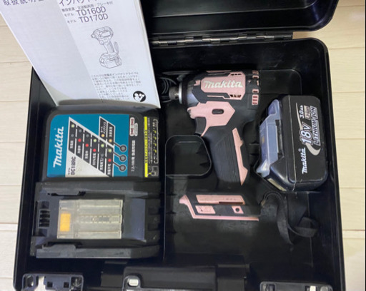中古 マキタ　TD170 18V インパクトドライバ　セット