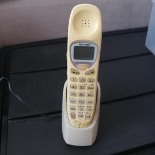 （お譲りできました）SHARPシャープ　電話機　留守番電話機能付きの画像