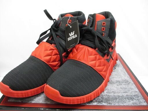未使用 スニーカー SUPRAxZEEBRA JAGATI RED/BLACK  200足限定品  27.5cm