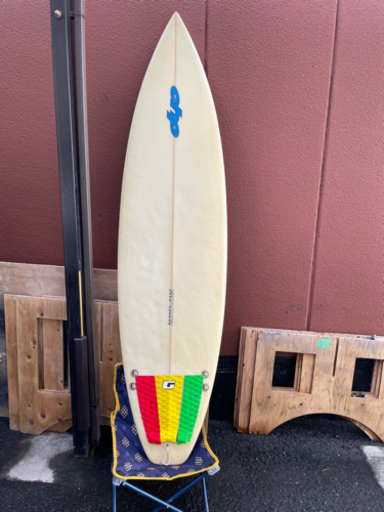 手渡しのみ　CHP ショートボード　ケース付　6.5