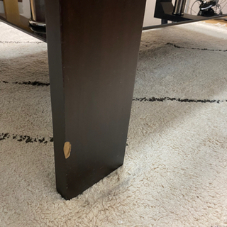 縦60×横120 ガラステーブルの画像