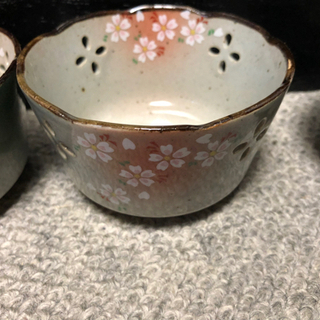 有田焼　花つづり　小鉢揃　5個セット　木箱付き