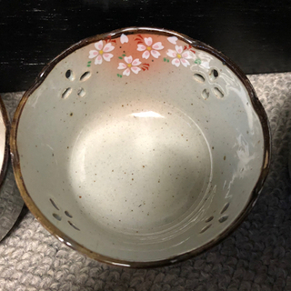 有田焼　花つづり　小鉢揃　5個セット　木箱付きの画像