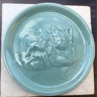 猫の陶器皿②
