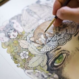 美大受験生、芸術系高校受験デッサン学習 家庭教師します。 訪問をし絵画を教えます。の画像