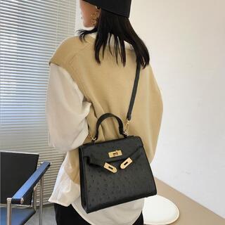  レディース  ハンドバック ショルダーバッグ ブラック の画像