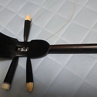 値下げしました！！　訳あり黒檀三線の画像