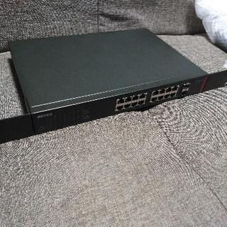 【中古】2台 Buffalo PoE L3スイッチ BS-GS2...