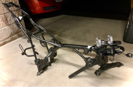 【引取限定】ホンダXR100フレーム(三又付) 廃車証明書有り