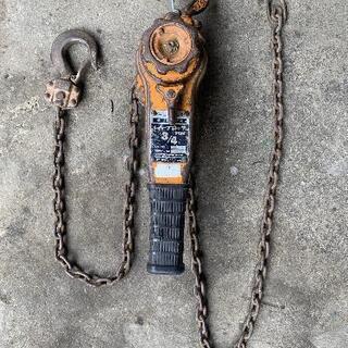 レバーブロック修理致します。
