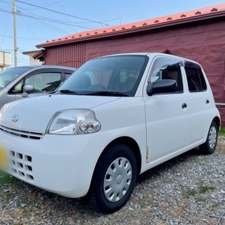 さらに値下げしました！ダイハツエッセ/ホワイト/23年車/走行距離98,700キロ/4WD/エンジンスターター/車検1年以上あります！の画像