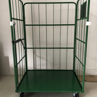 【値下しました】美品！ カゴ台車　幅110cm x 奥行80cm...