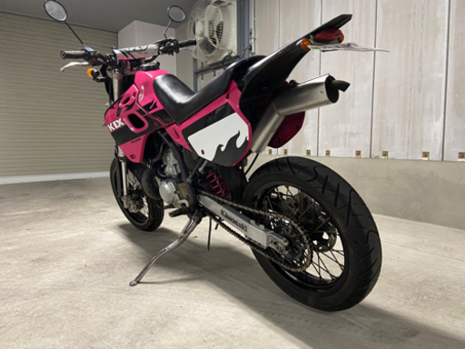 札幌発 カワサキ Kawasaki KDX250SR モタード仕様　1992年式　KDX250-F2  オフロードタイヤと付属品多数つけます！ 希少な2ストフルパワー250cc４０馬力！！