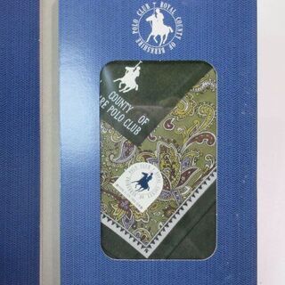 jtp-0607　未使用品　ROYAL COUNTY OF BERKSHIRE POLO CLUB　ハンカチ　ポロの画像