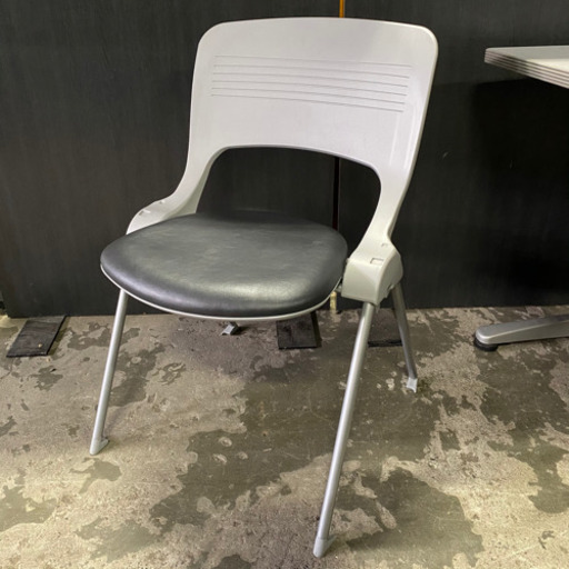 内田洋行 会議用テーブル ミーティングチェア×4 セット オフィス 会議