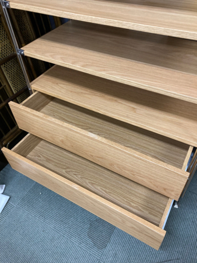 【1/27確約済み】無印良品MUJI【?これは良い?使い方自由自在???】無印良品 ステンレスユニットシェルフ 食器棚 本棚 飾り棚