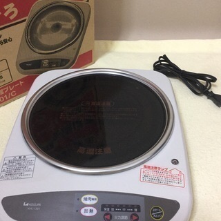 ＜未使用品＞コイズミ・ハロゲン調理プレート・KHL-1301C・...