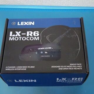 ツーリングにインカム　LX-R6 MOTOCOM　中古