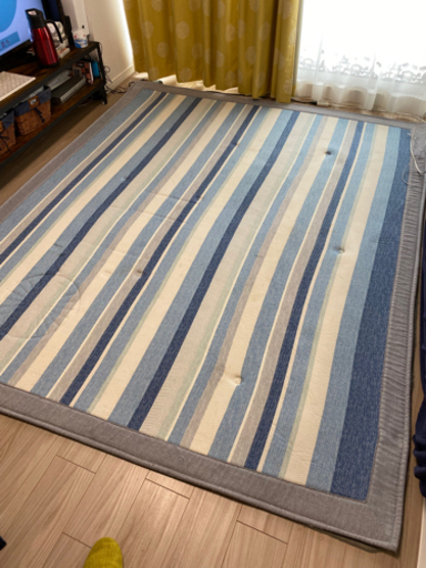 ニトリ 接触冷感 ラグ （３畳用 約225cm×183cm ）