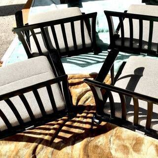 概ね美品 最高級 MORISHIGE 森繁 モリシゲ 諏訪 後藤塗 和モダン 座卓フル