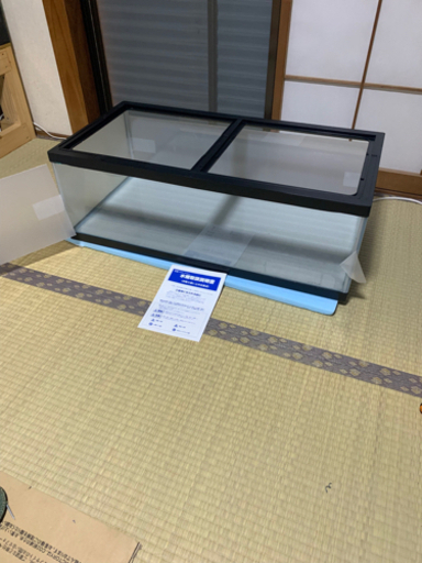 新品水槽　幅90cm奥行45cm高30cm ロータイプ　水亀の飼育等