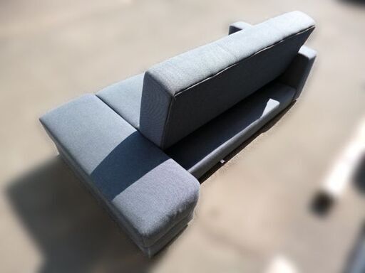 NITORI/ニトリ 布張りソファベッド タキノウ3 GY 収納付き グレー 中古【USED】藻岩倉庫