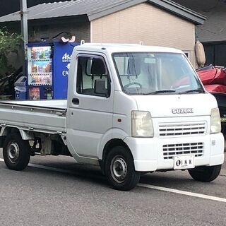 エアコン付き軽トラ　キャリイトラック4WD　パワステも付いて快適　車検残り少し　の画像