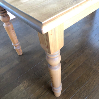 値下げ❤️ナチュラルカントリーダイニングテーブル 中古の画像