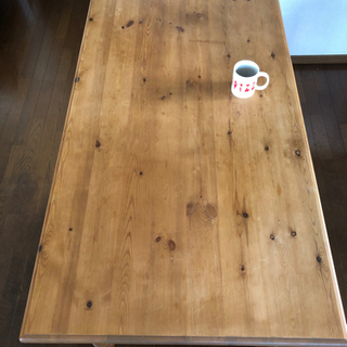 値下げ❤️ナチュラルカントリーダイニングテーブル 中古の画像