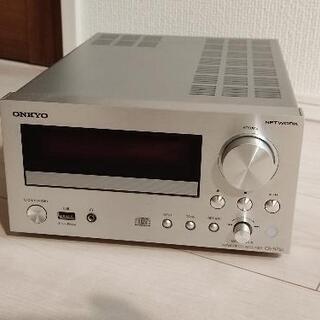 ONKYO CD RECEIVER CR-N755スピーカーセット ONKYO CR-N755 ネットワークCDレシーバー(シルバー)スピーカーセット