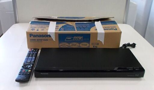 パナソニック 1TB ブルーレイレコーダー DMR-BRW1020 2018年製 ダブルチューナー 2番組同時録画 リモコン付き Panasonic 札幌市東区 新道東店