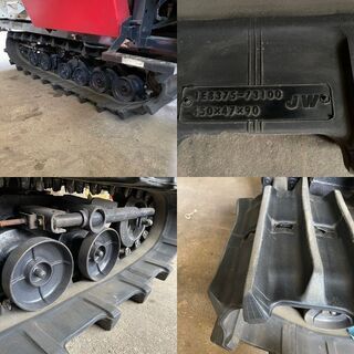 ヤンマー 4条刈り コンバイン GC441V キャビン グレン 41馬力 628時間 湿地用クローラの画像