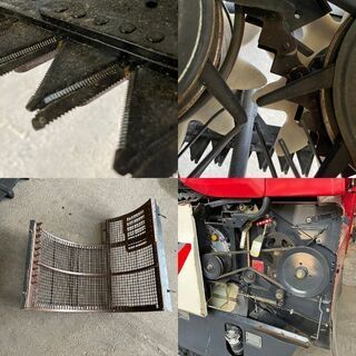 ヤンマー 4条刈り コンバイン GC441V キャビン グレン 41馬力 628時間 湿地用クローラの画像