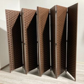 【決定済】★アジアン パーテーション  パーティション 4連×2...