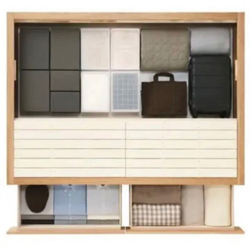 無印良品/ダブルベット/ベッド下収納/引き出し付/ コレクション 無印