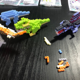 プチブロック 恐竜セット ナノブロック レゴ の画像