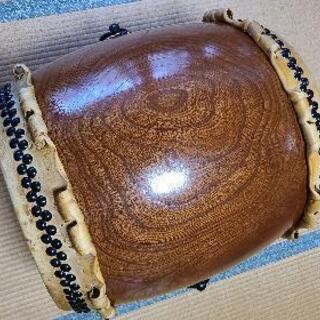 長胴太鼓1.5尺　欅くりぬき胴　浅野　二級品
