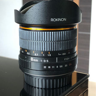 【美品】Rokinon 8mm f/3.5 魚眼レンズ Cano...