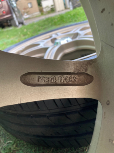 165/50R15 夏タイヤ　ブロンズホイール