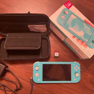 新品同様　任天堂　スイッチ　ライト　ターコイズ　おまけ付き